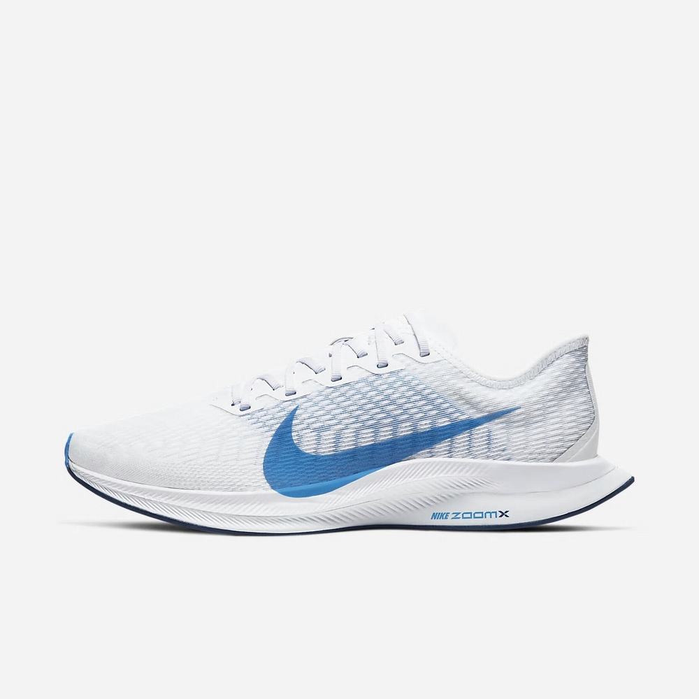 Chaussure De Running Nike Zoom Pegasus Turbo 2 Blanche 8731-026 White/Blue Void/Football Grey/Photo Blue Homme | MEI-86329041